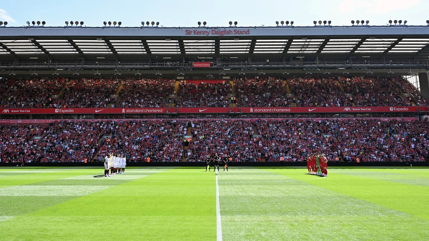 Anfield pays respects to victims of Southport tragedy