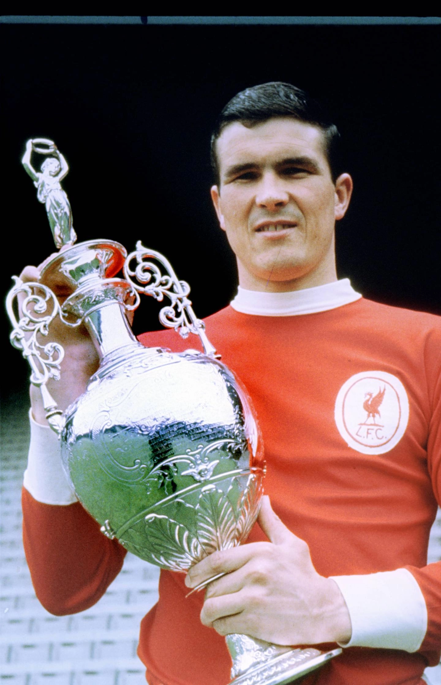 Yeats with the First Division title in 1966