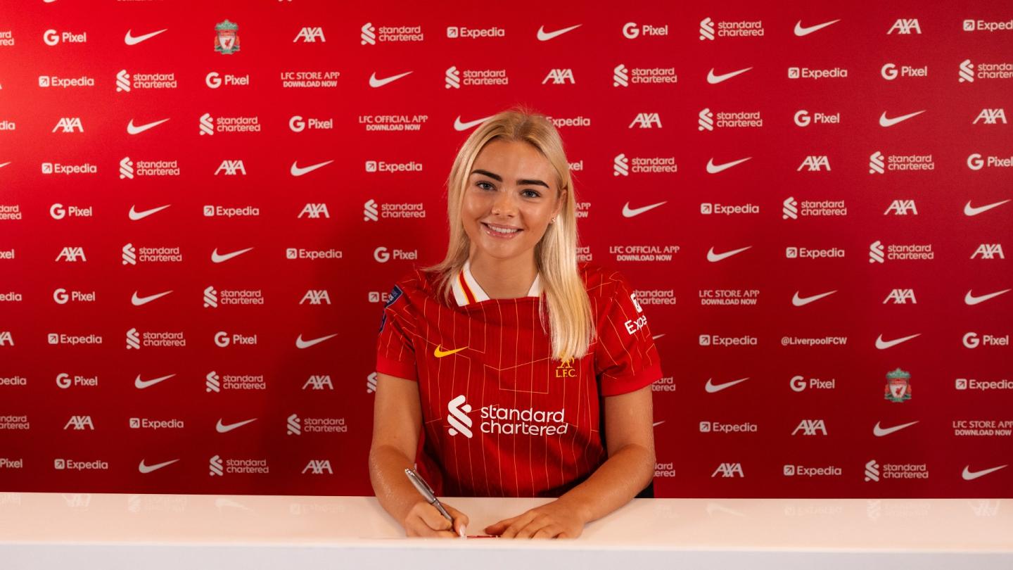ソフィー・ルンドガードがリバプールFC女子と新契約を締結 - Liverpool FC