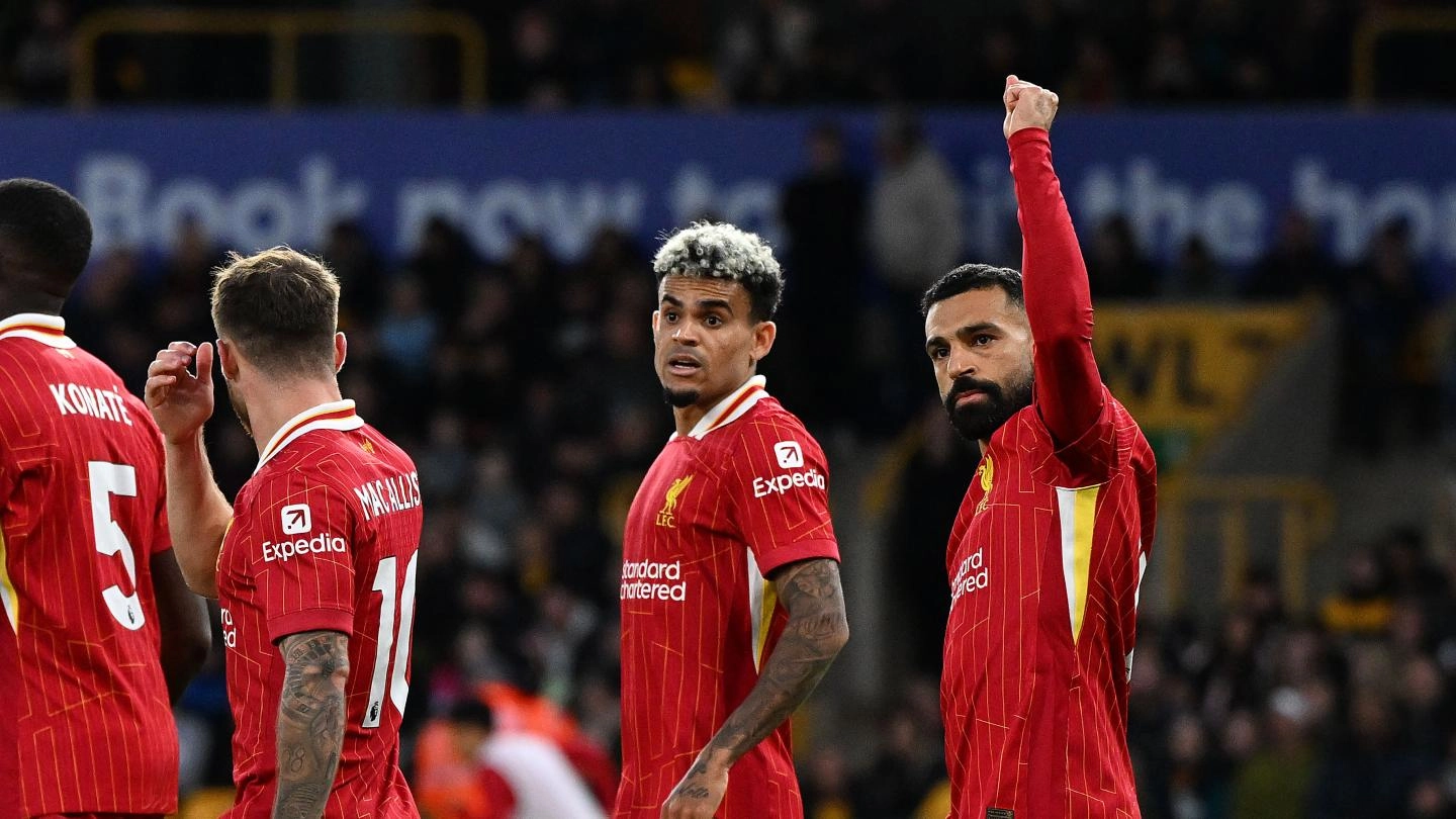 Ibrahima Konate and Mohamed Salah earn Liverpool victory at Wolves