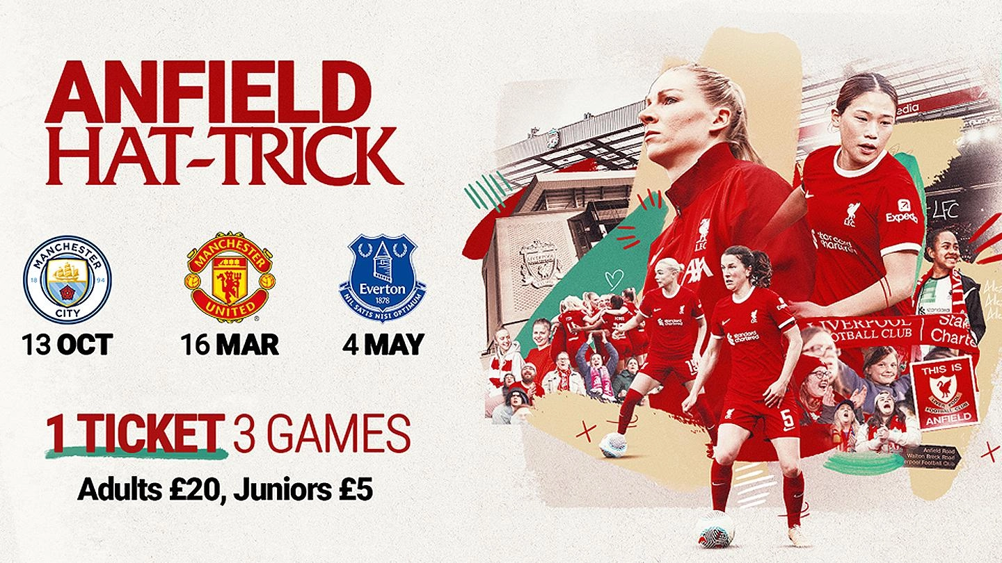 LFC WOMEN Hat-Trick at Anfield image