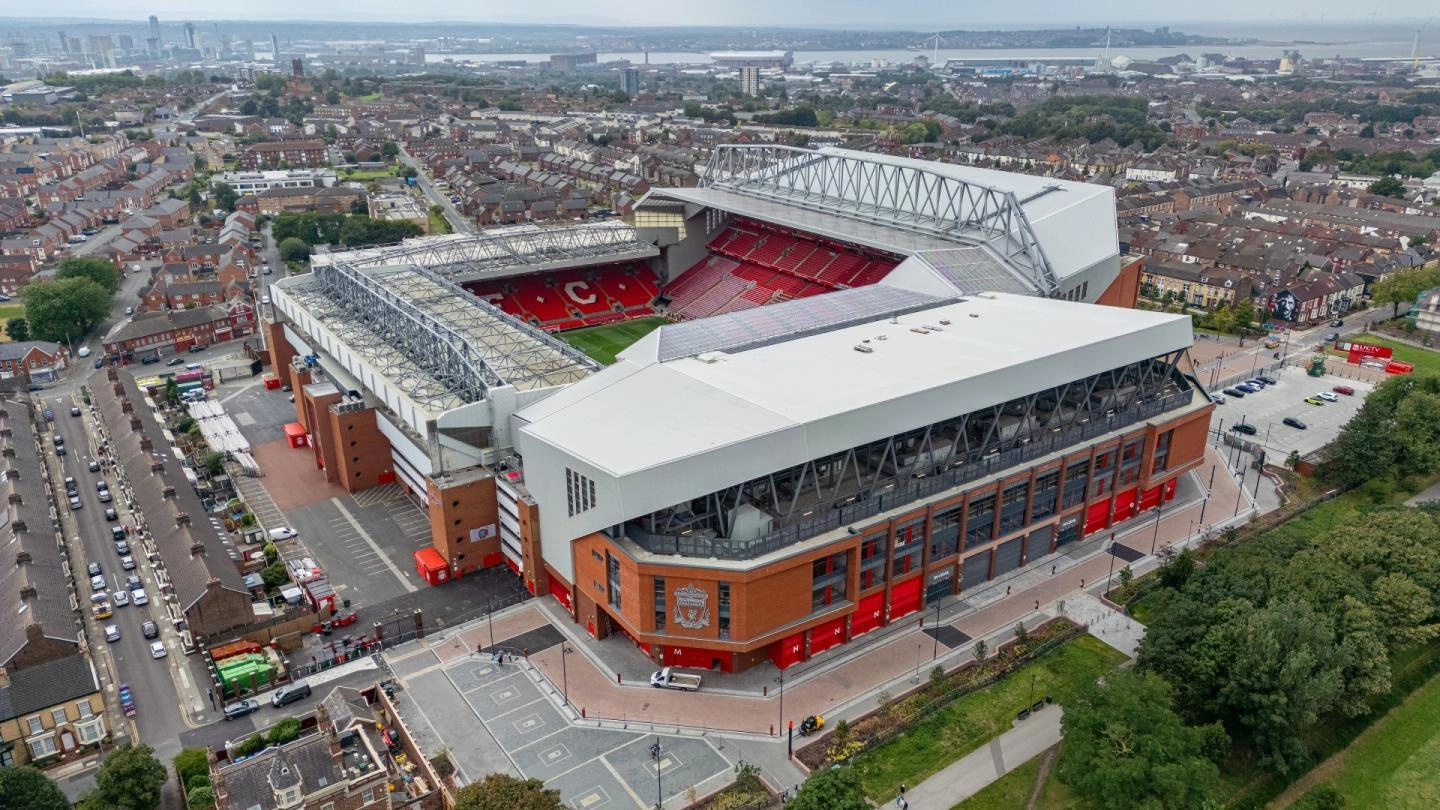 Anfield foi coroada como o melhor marco do Reino Unido no Remarkable Venue Awards 2024