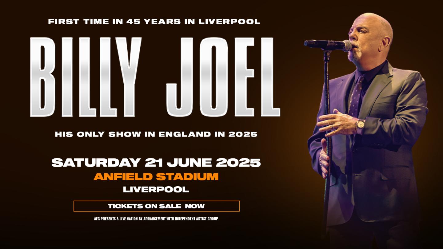 Billy Joel at Anfield Tickets now on general sale Liverpool FC