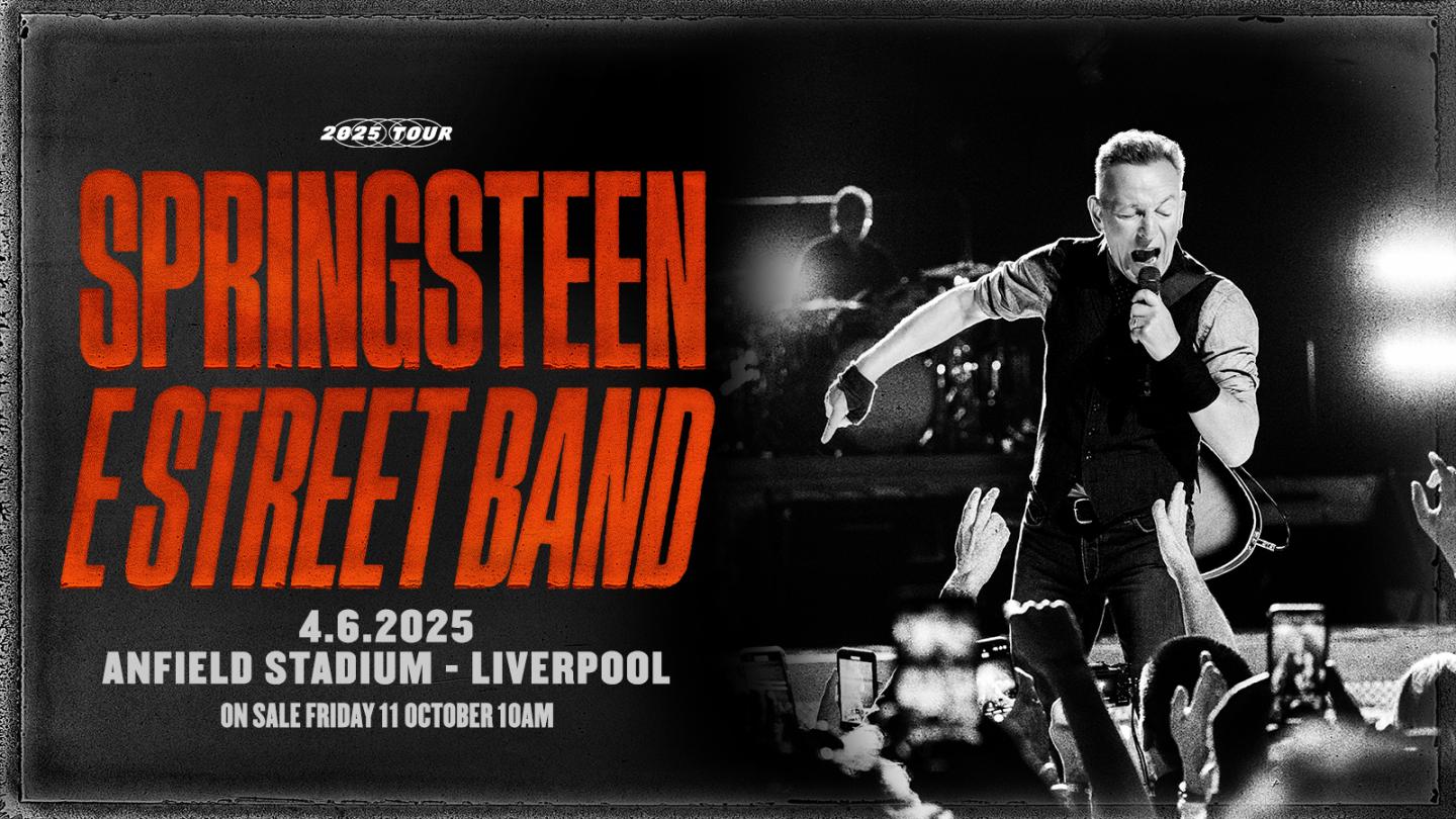 Bruce Springsteen and The E Street Band will play Anfield in 2025