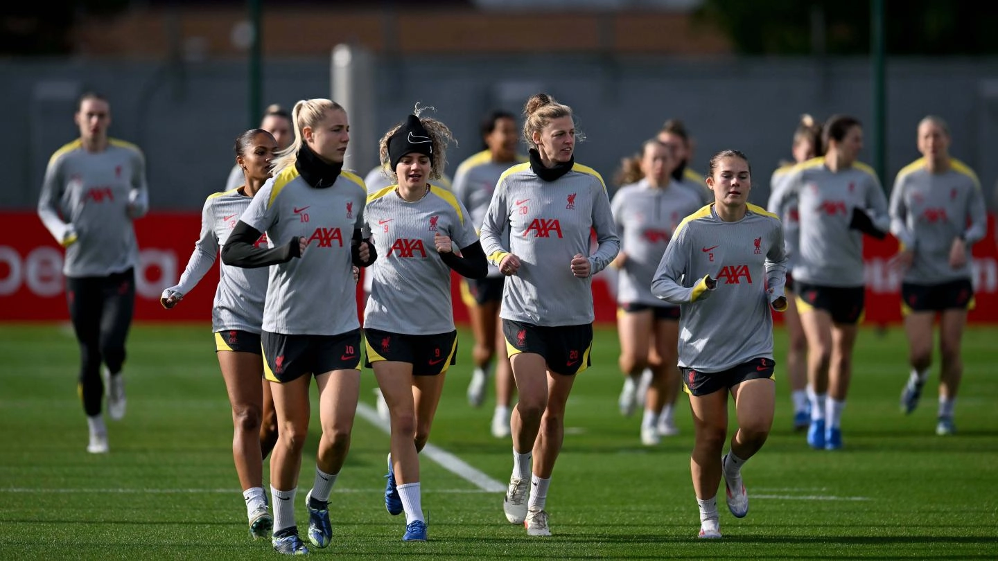 Training photos: LFC Women prepare for Anfield clash with Man City