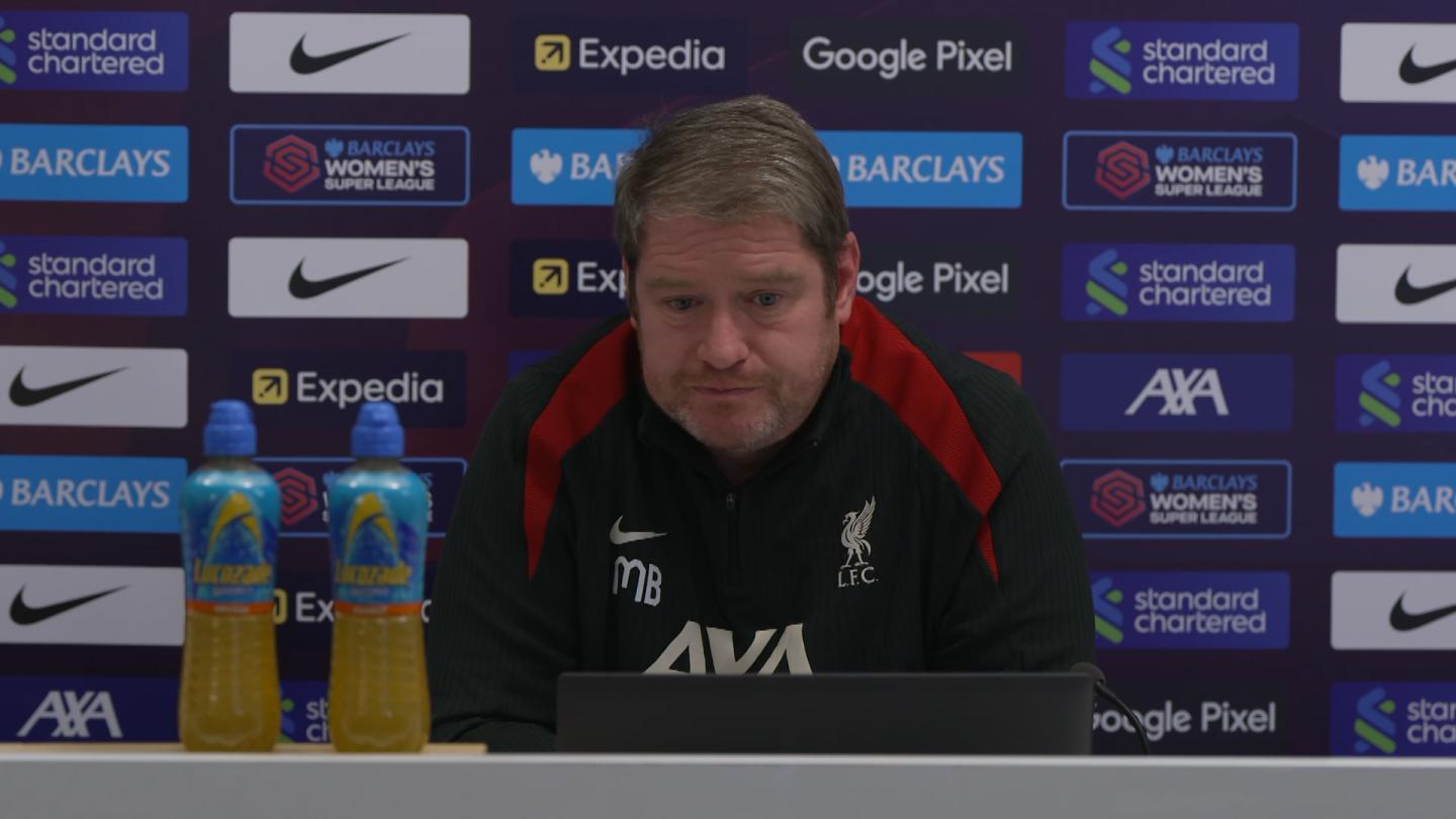 ชมงานแถลงข่าวก่อนแมนเชสเตอร์ซิตี้ของ Matt Beard - Liverpool FC
