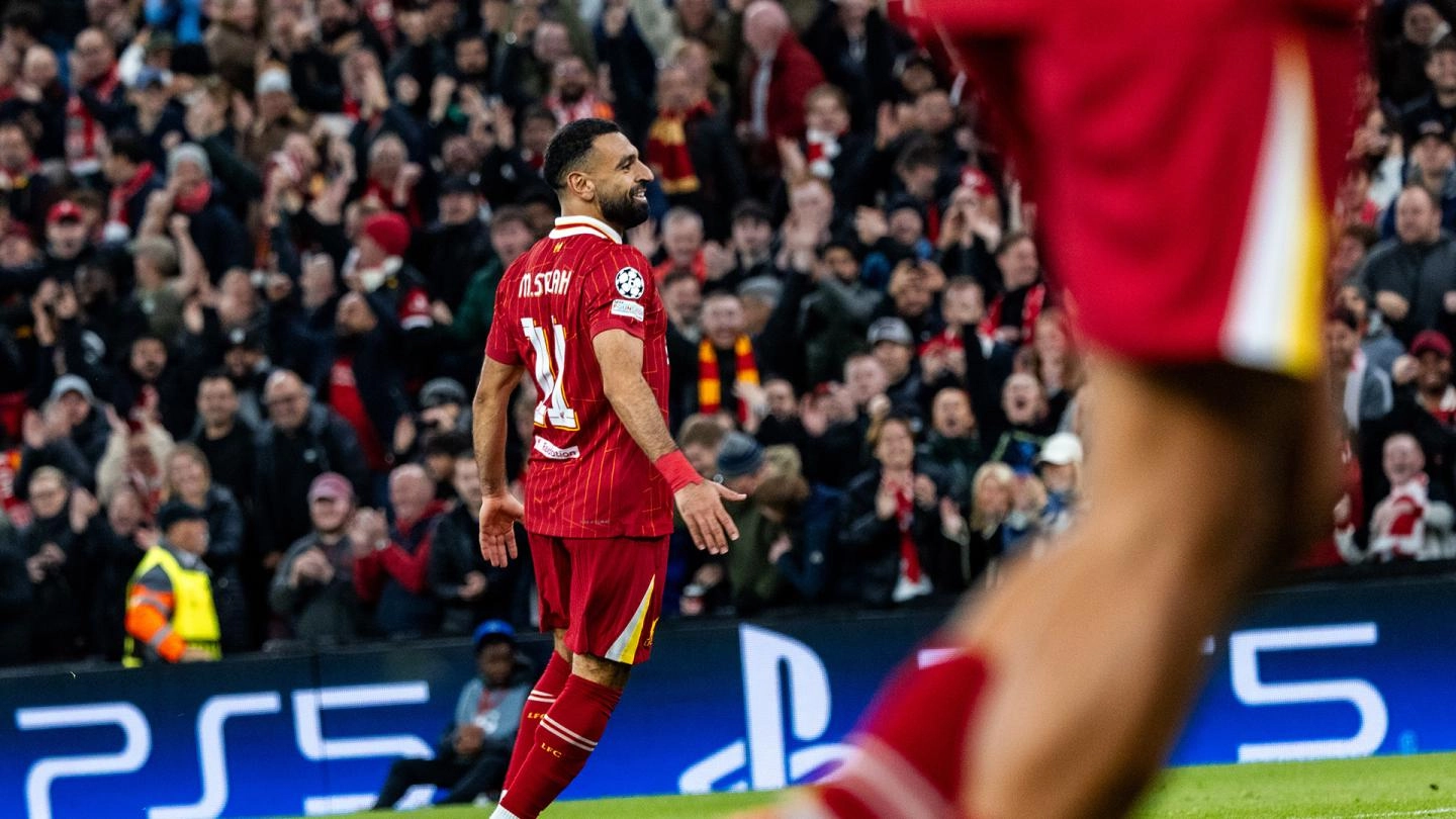 Mohamed Salah nominated for Champions League Goal of the Day