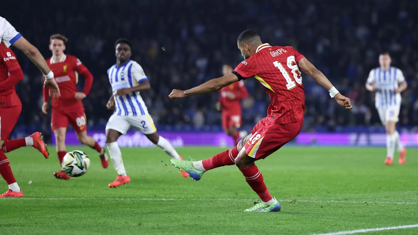 Cody Gakpo nominado al gol de la ronda de la Carabao Cup