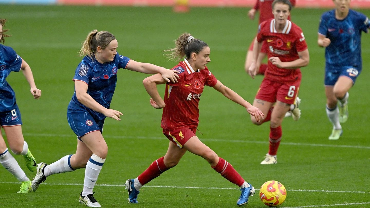 Liverpool lose out at home to Chelsea in WSL