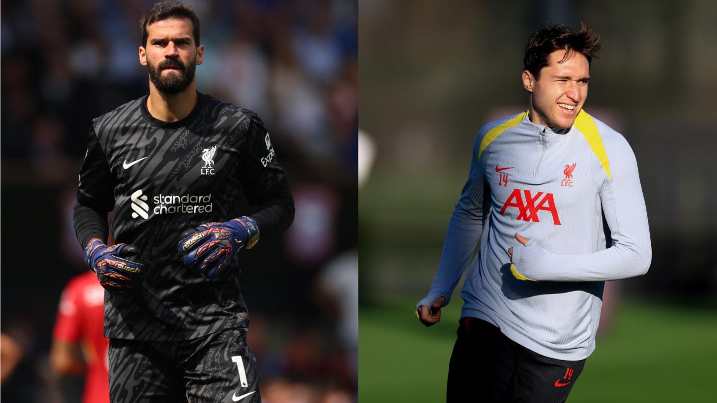 Injury latest: Fitness updates on Alisson Becker and Federico Chiesa – Liverpool FC