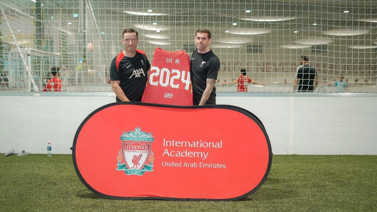 Vladimir Smicer at the launch of LFC IA UAE