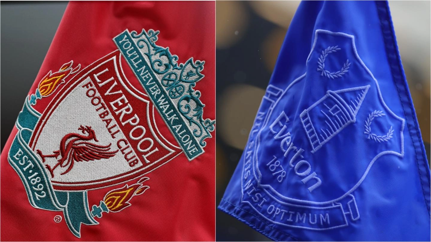 Clássico entre Everton e Liverpool é adiado devido a condições climáticas 2 liverpool everton crests 06122024