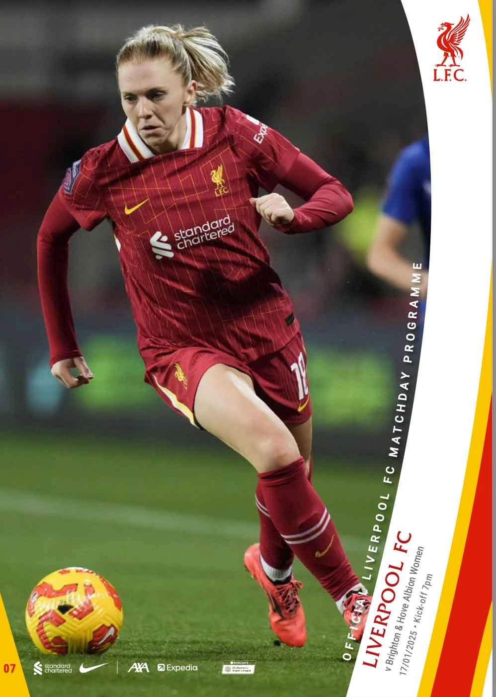 LIVERPOOL FC WOMEN PROGRAMME