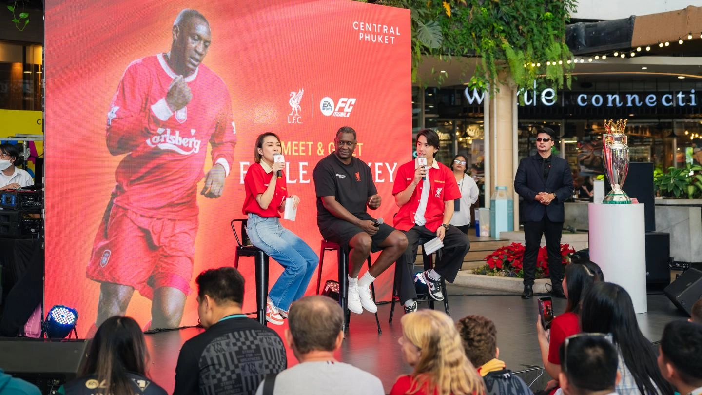 Emile Heskey launches Liverpool FC's International Retail Conference in Thailand