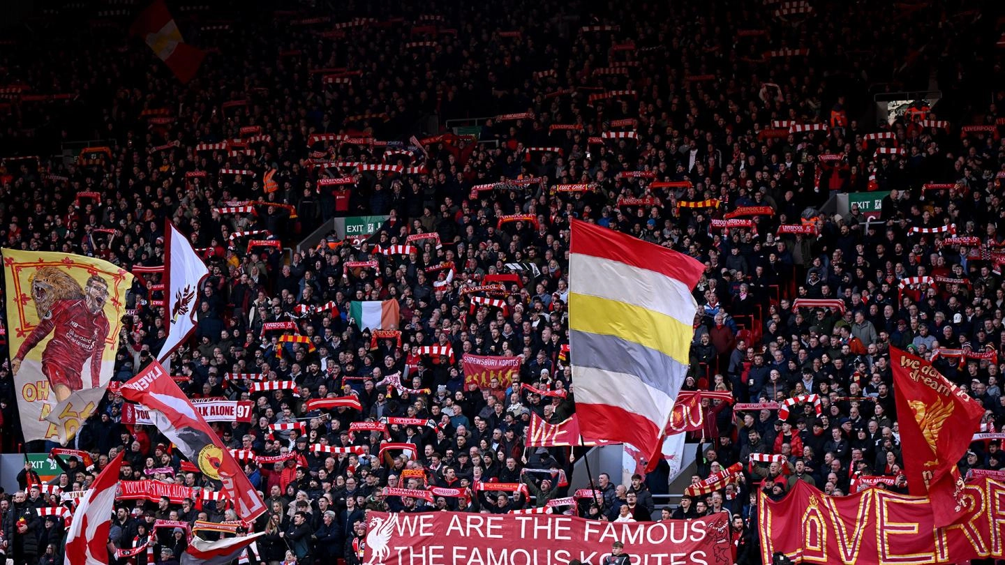 New record league attendance figure set at Anfield on Saturday