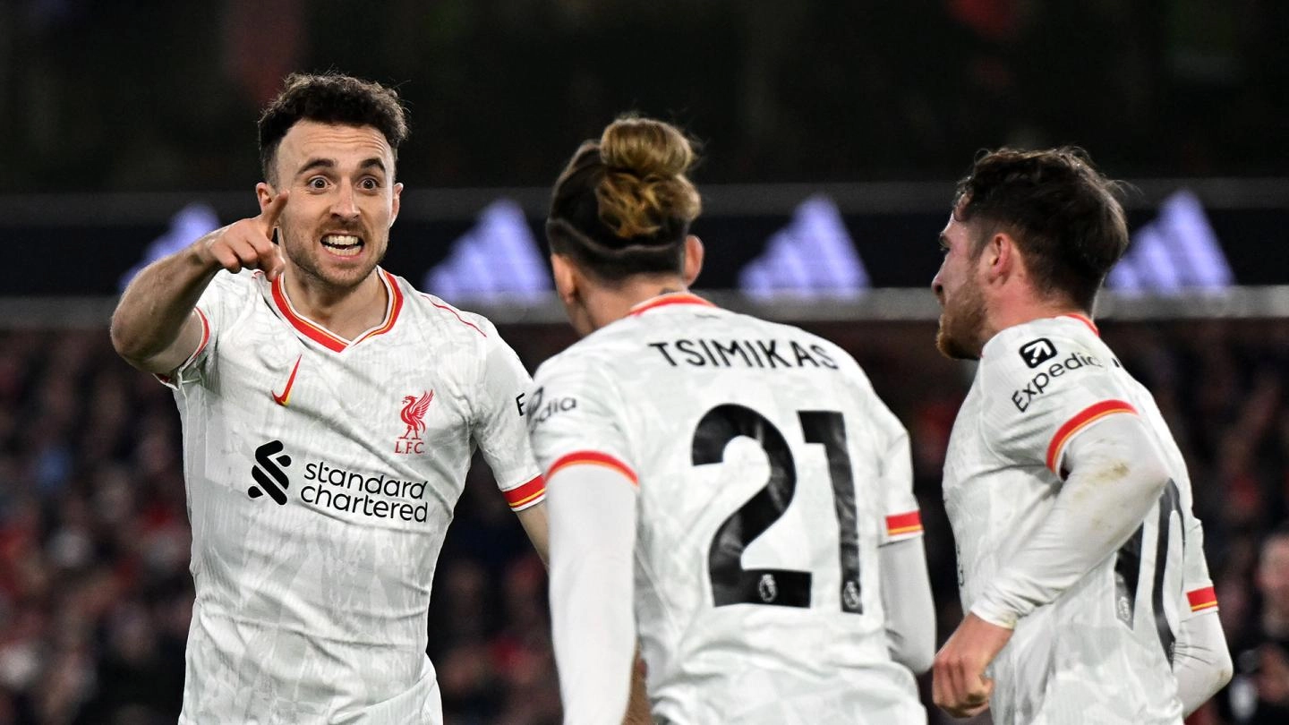 In photos: Jota and Tsimikas' instant impact as subs against Forest