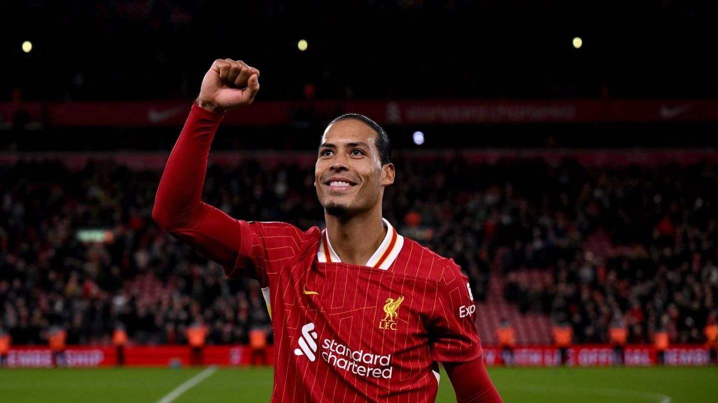 Virgil van Dijk set for 300th appearance for Liverpool