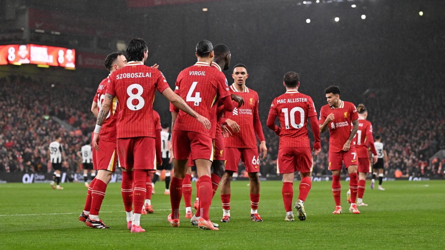 Szoboszlai and Mac Allister net against Newcastle to send Liverpool 13 points clear