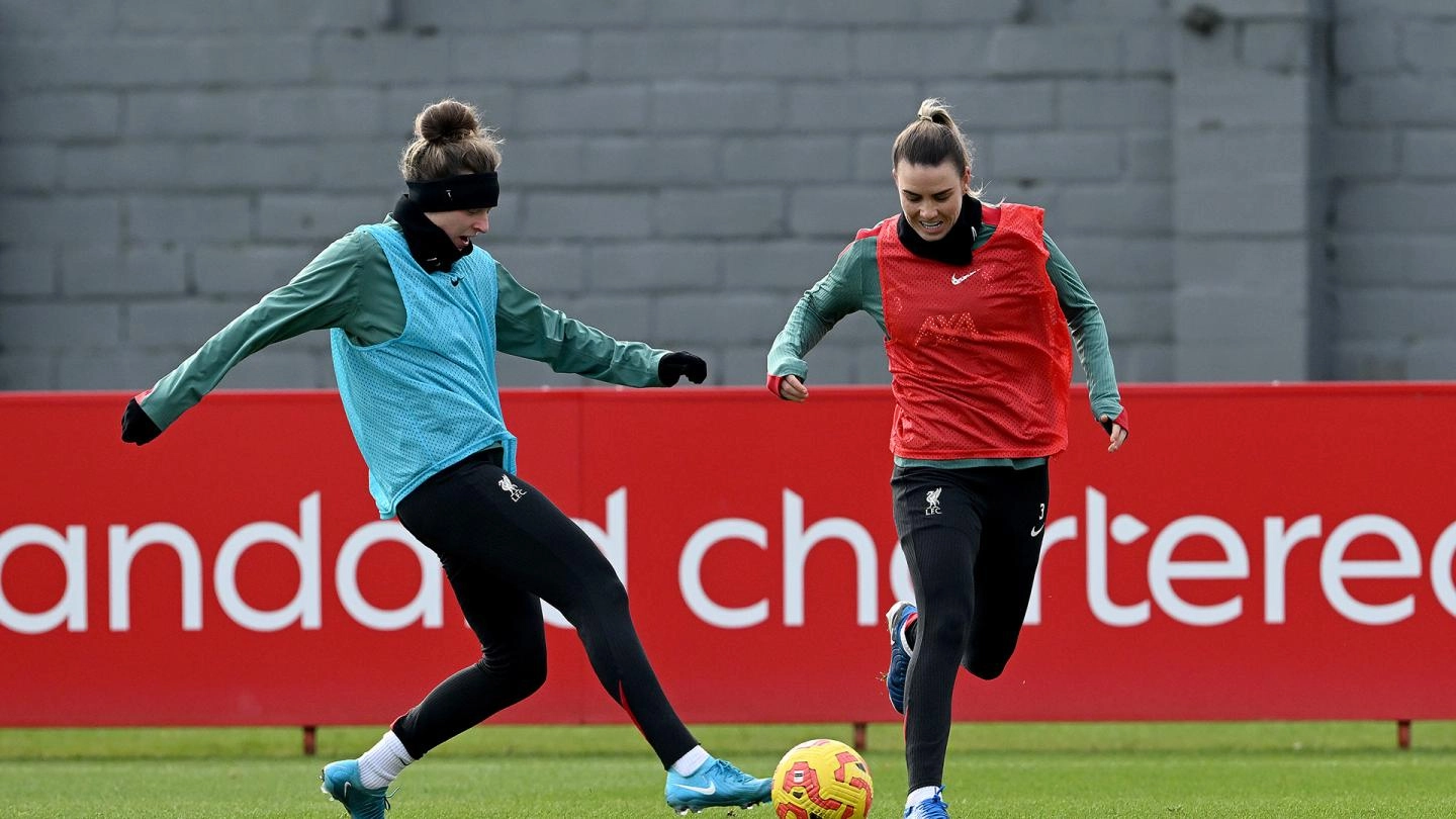 Training photos: Liverpool's work ahead of WSL trip to Man City