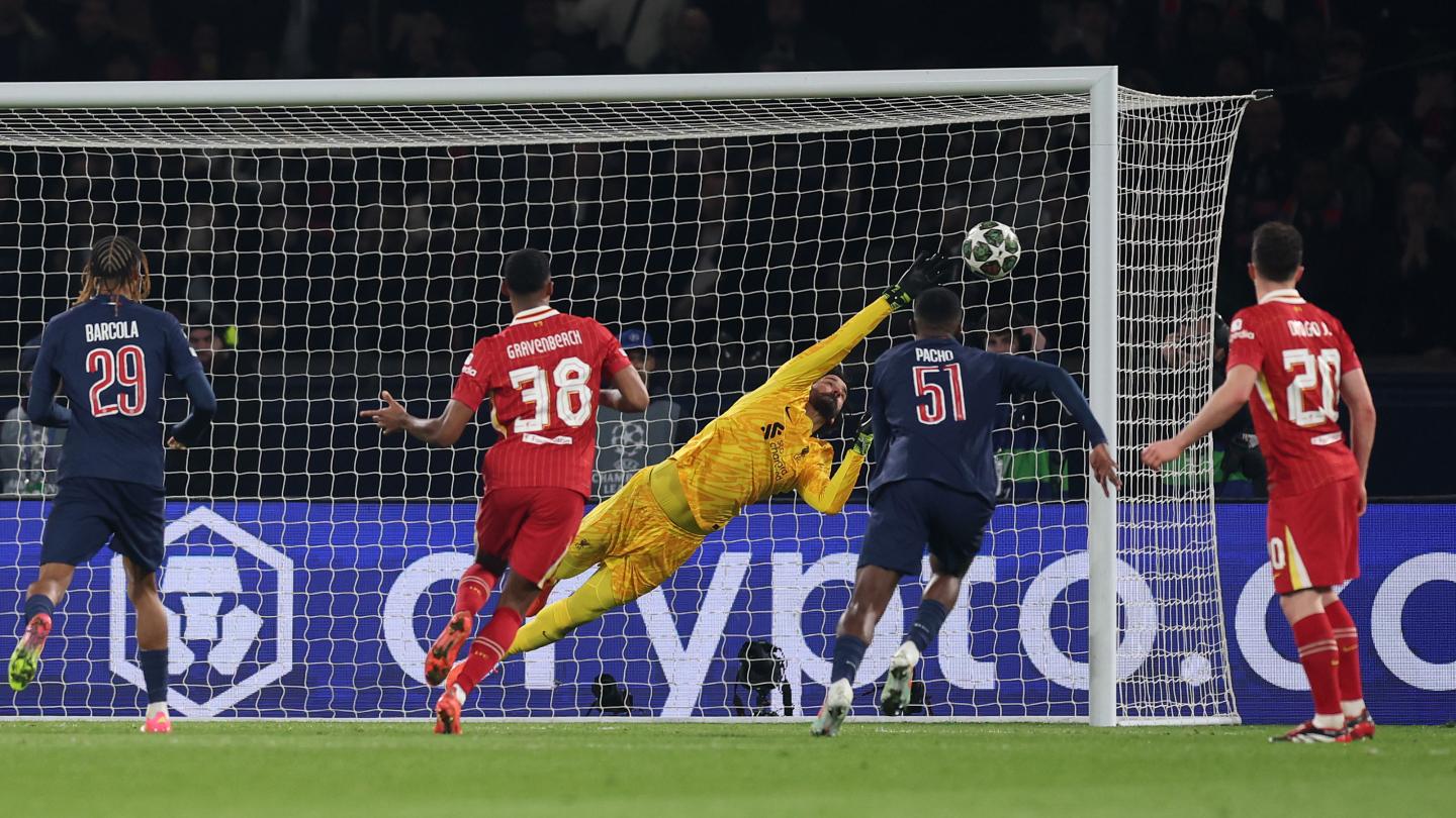 Watch the best moments from Alisson's stunning performance versus PSG - Liverpool FC