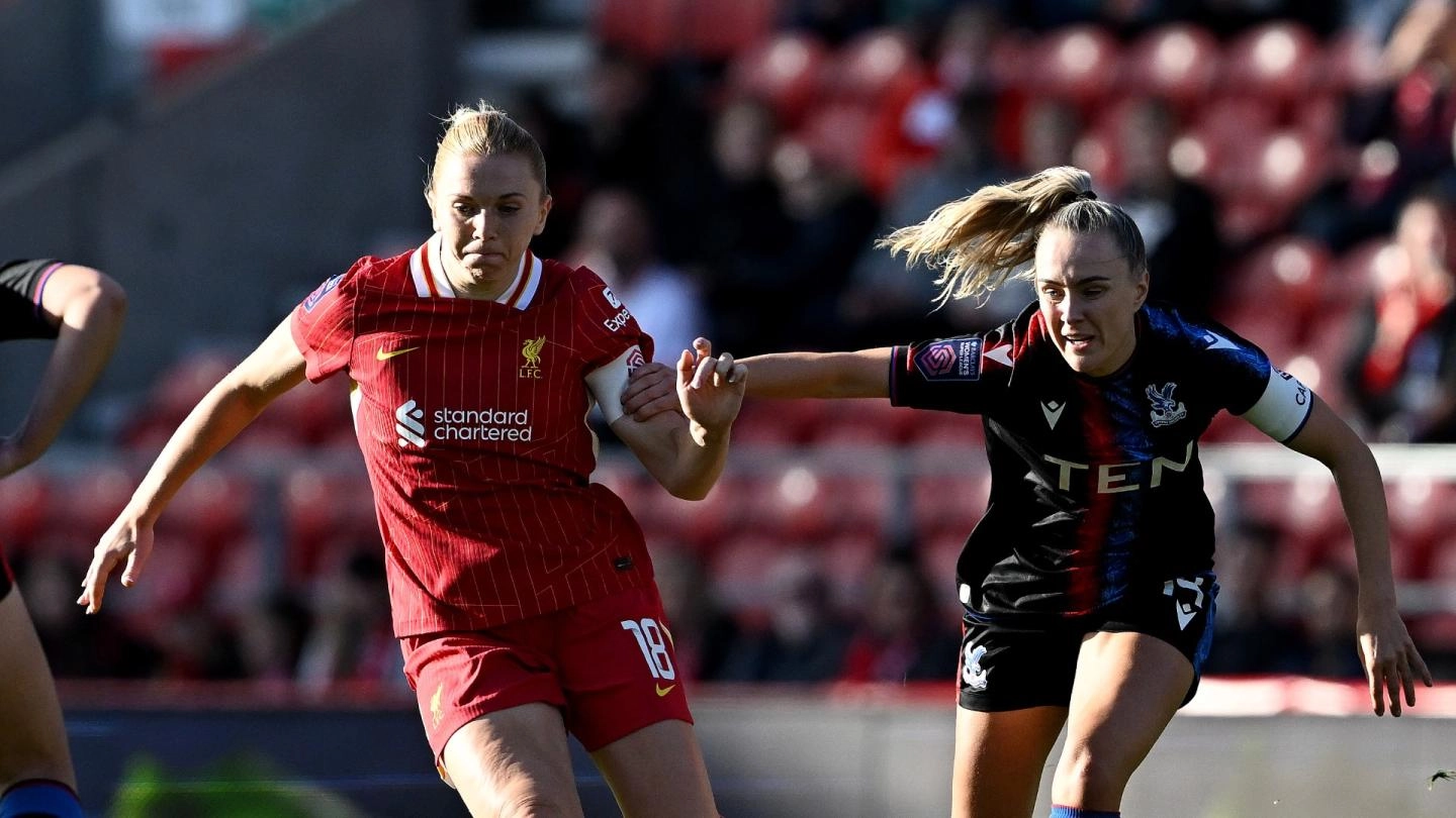 WSL: Eight stats to know ahead of Crystal Palace v Liverpool