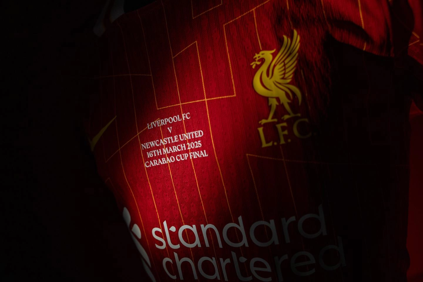 詳細:リバプールの特注カラバオカップ決勝ユニフォーム - Liverpool FC