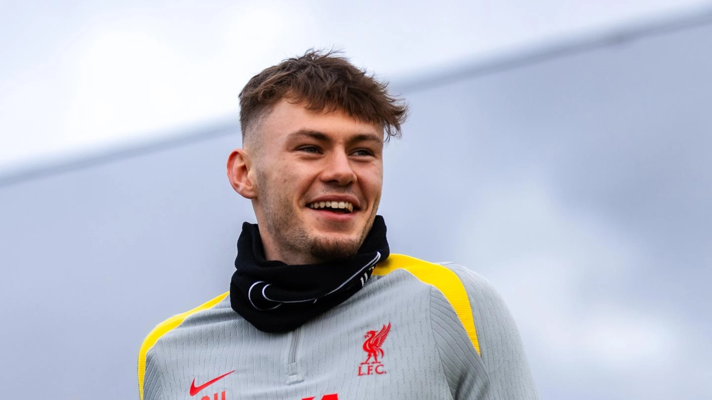 Conor Bradley receives Northern Ireland Men's Player of the Year award Conor Bradley receives Northern Ireland Men's Player of the Year award