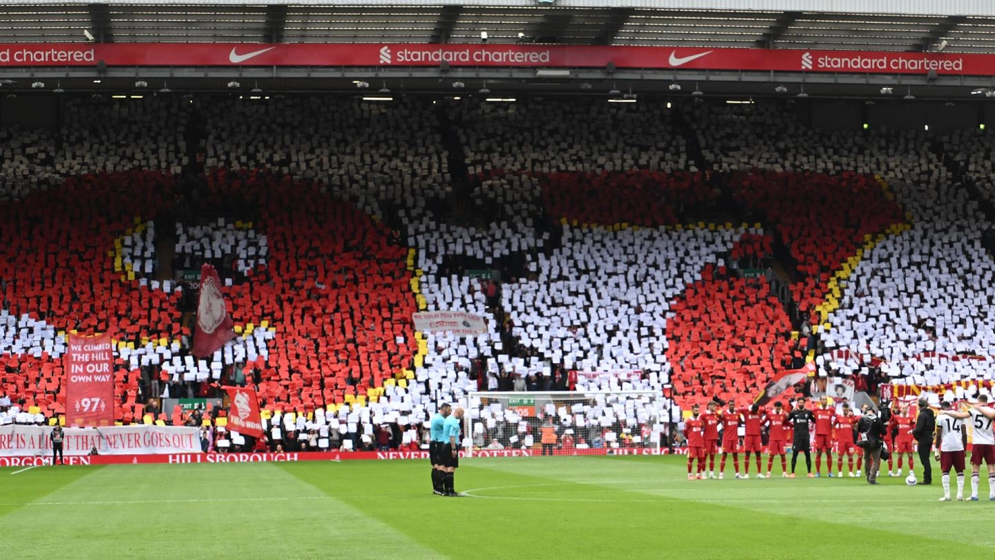 Anfield pays respects ahead of 36th anniversary of Hillsborough Anfield pays respects ahead of 36th anniversary of Hillsborough