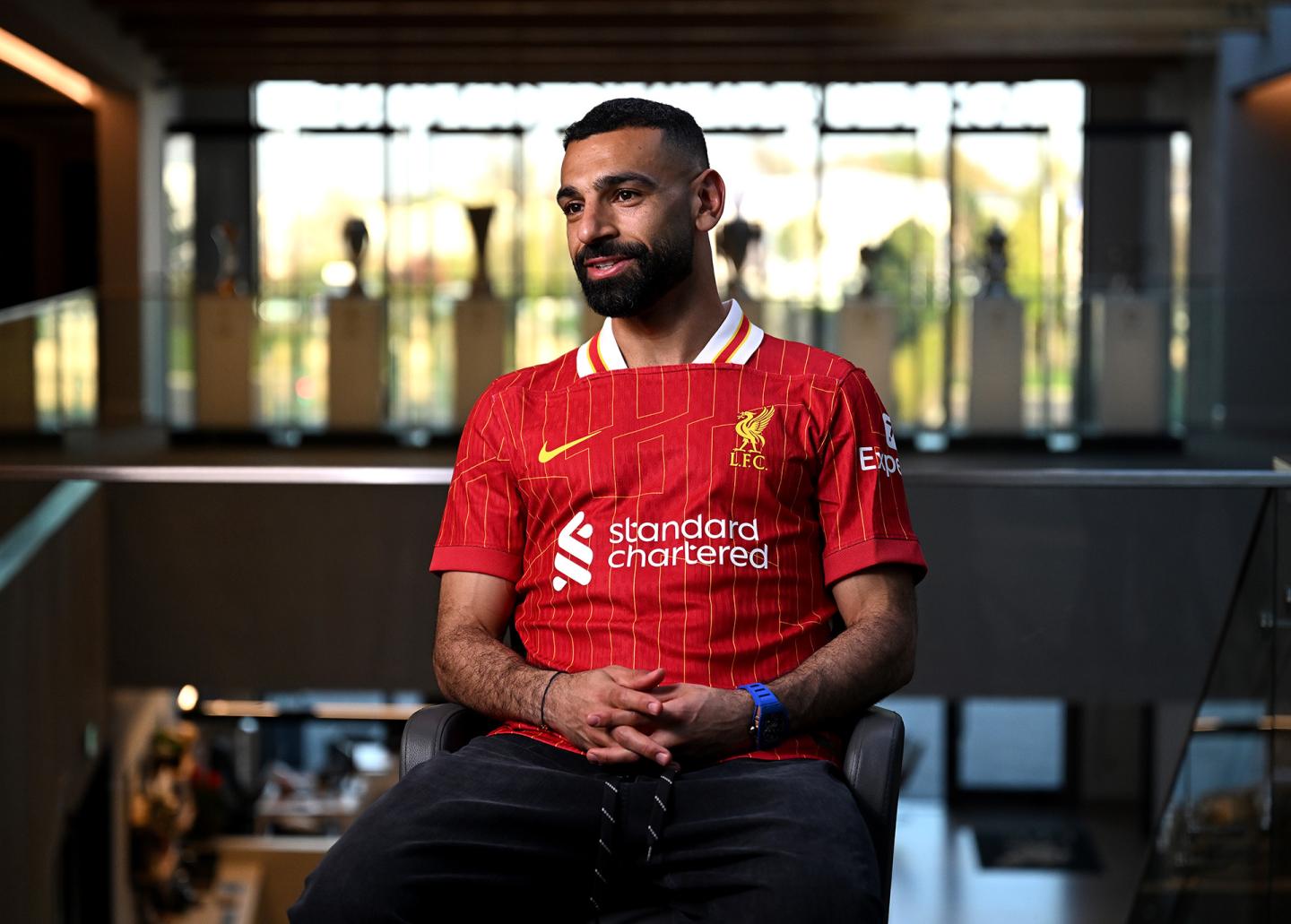 In photos: Mohamed Salah celebrates new contract with In photos: Mohamed Salah celebrates new contract with