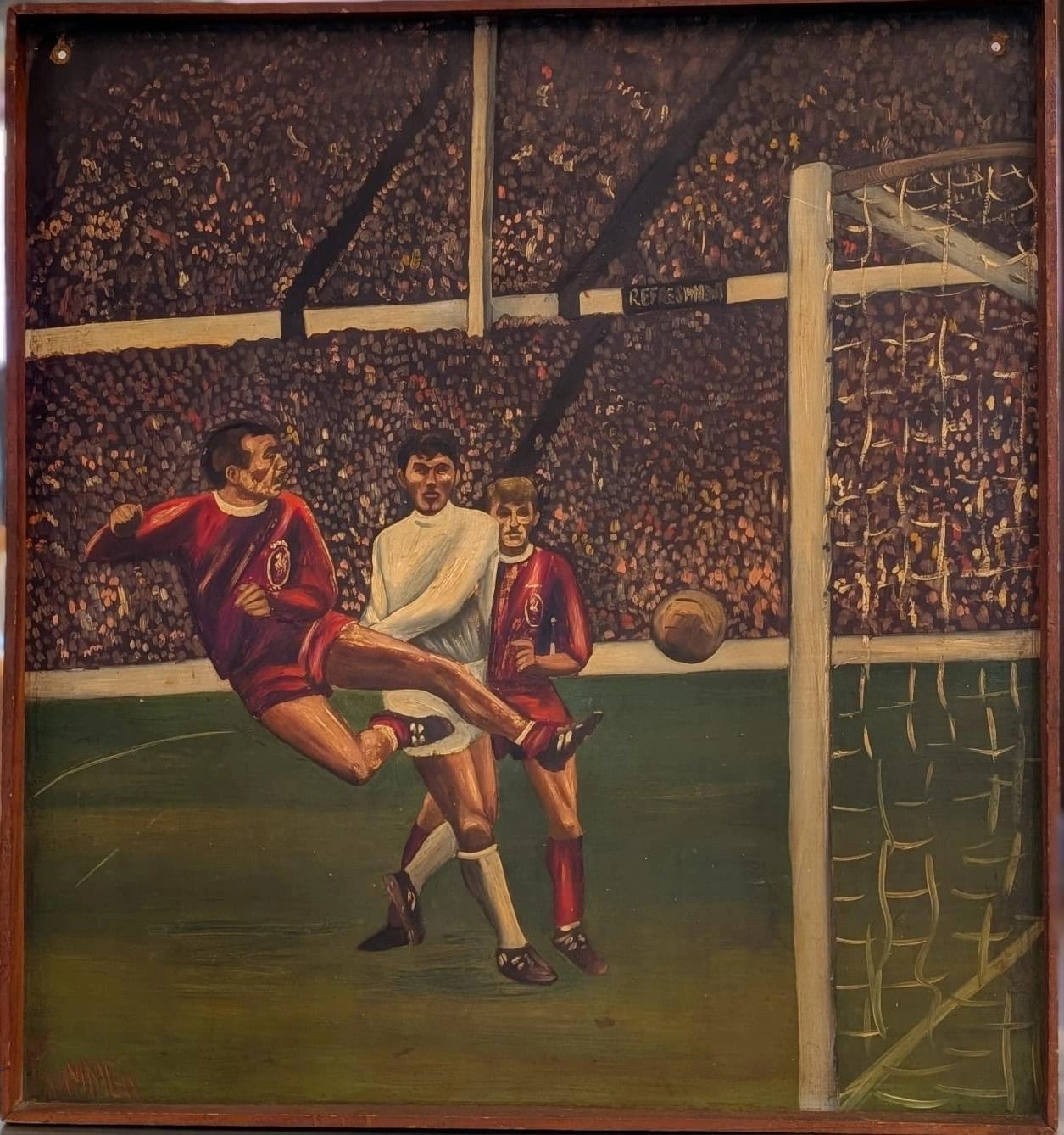 レッズの1965年FAカップでの喜びを描いたユニークな絵画がLFC