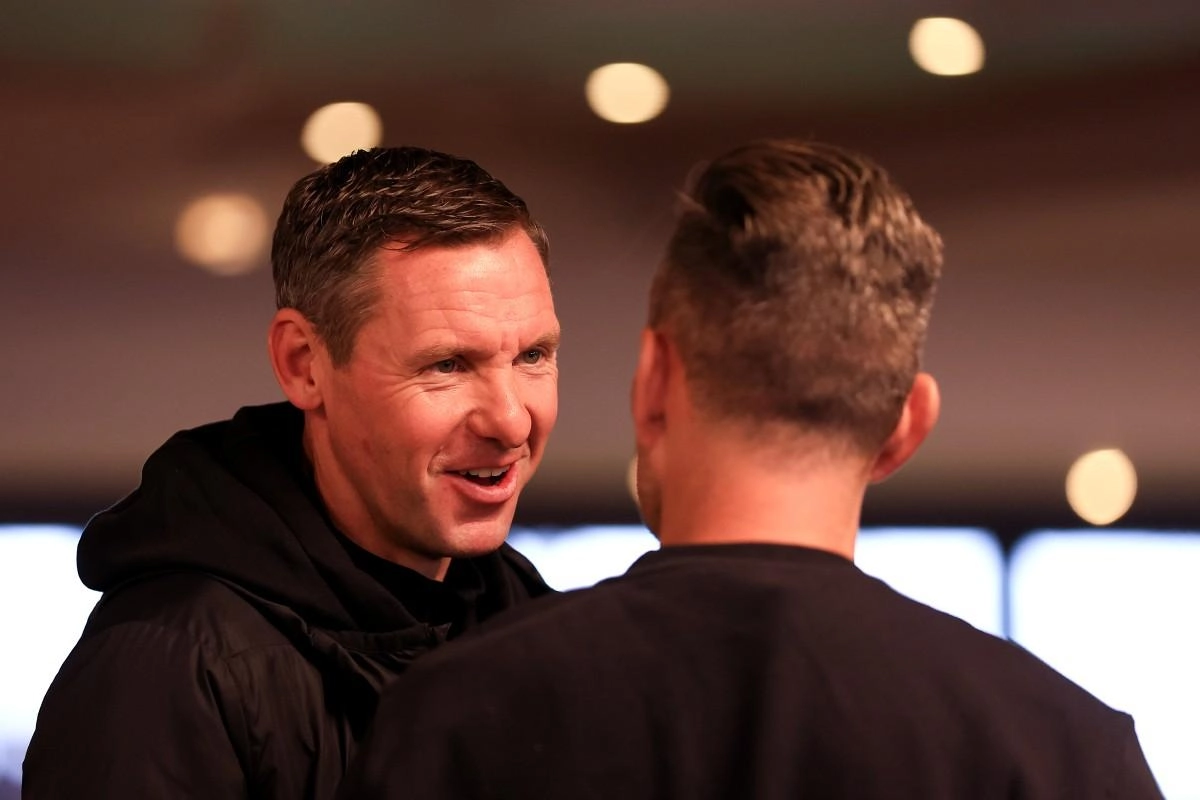 David Ridler at Anfield for the LFC IA Coach Convention in March 2025