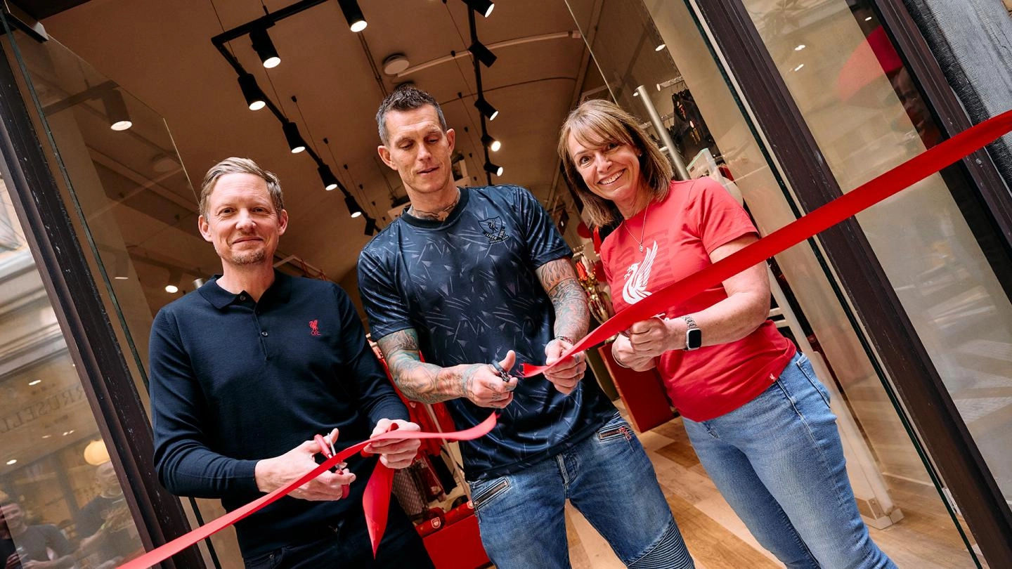 LFC expands global presence as Daniel Agger opens first official store in Scandinavia