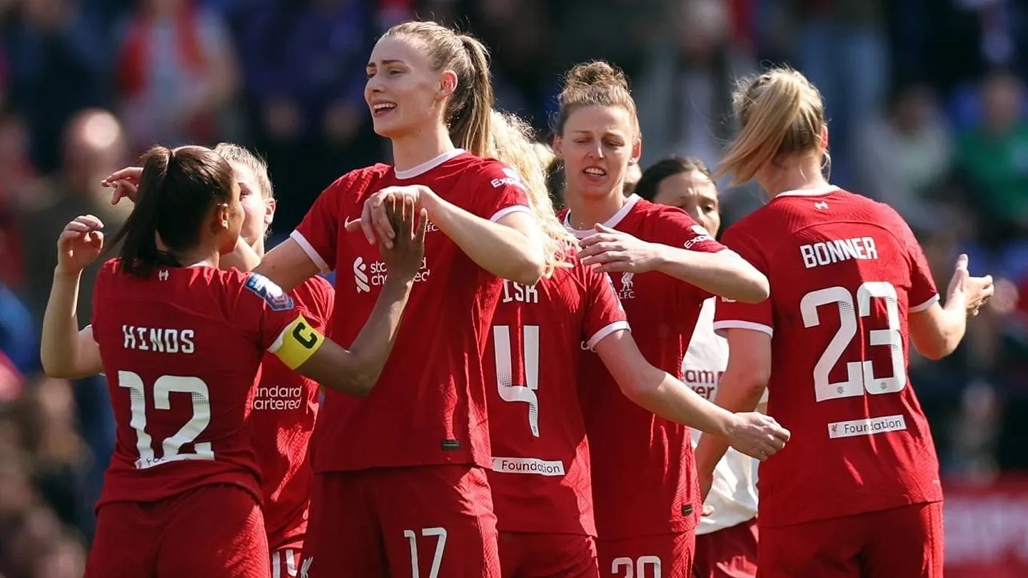 LFC Women in celebration