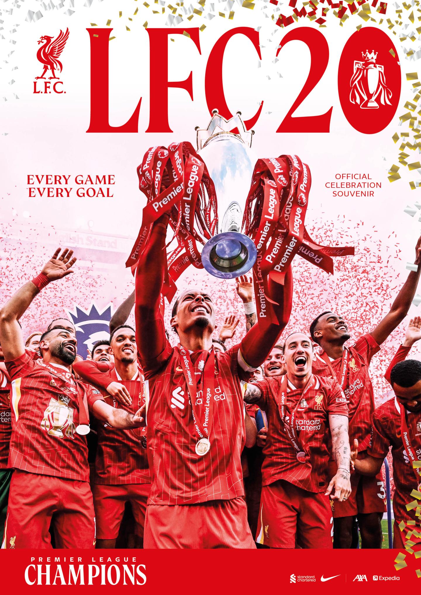 リバプールFCのプレミア優勝記念号現地マガジン リバプール完全読本 2024/25優勝記念号