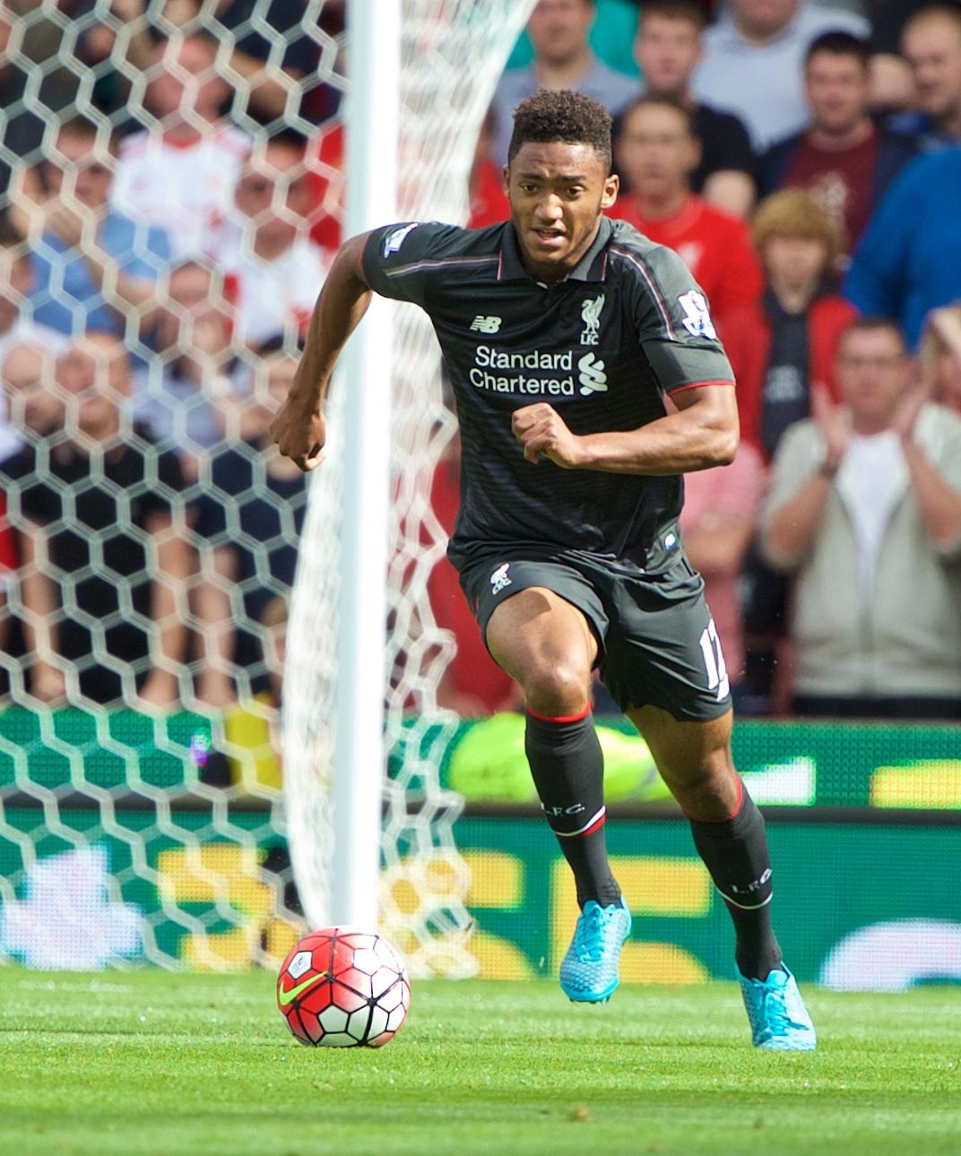 August 2015: Makes competitive Reds debut away at Stoke City