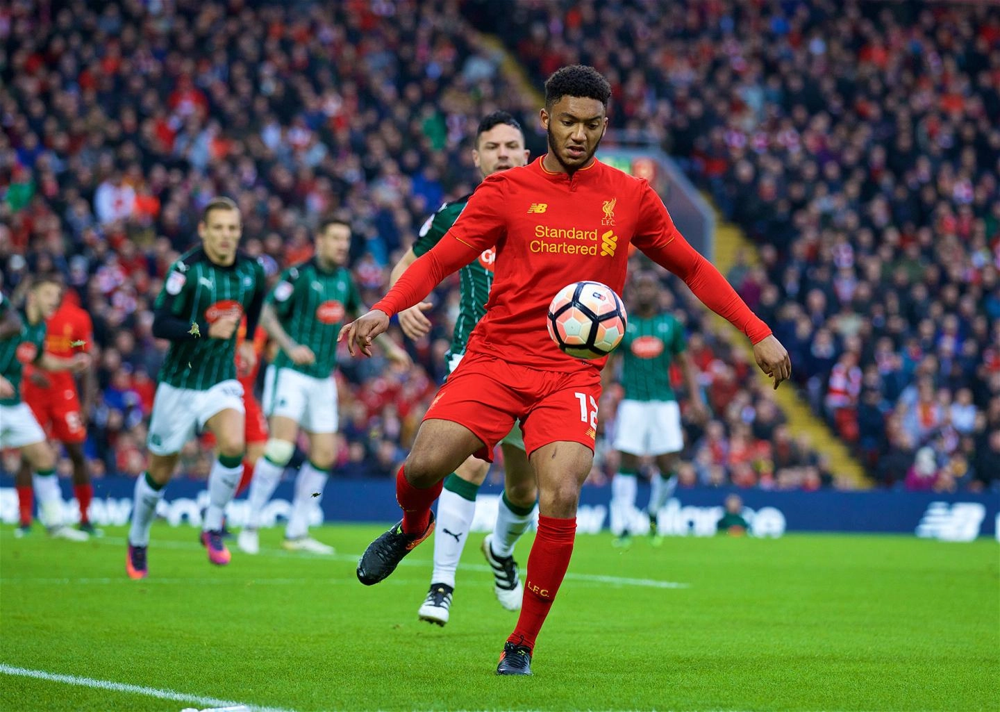 January 2017: First reappearance following a long-term knee injury