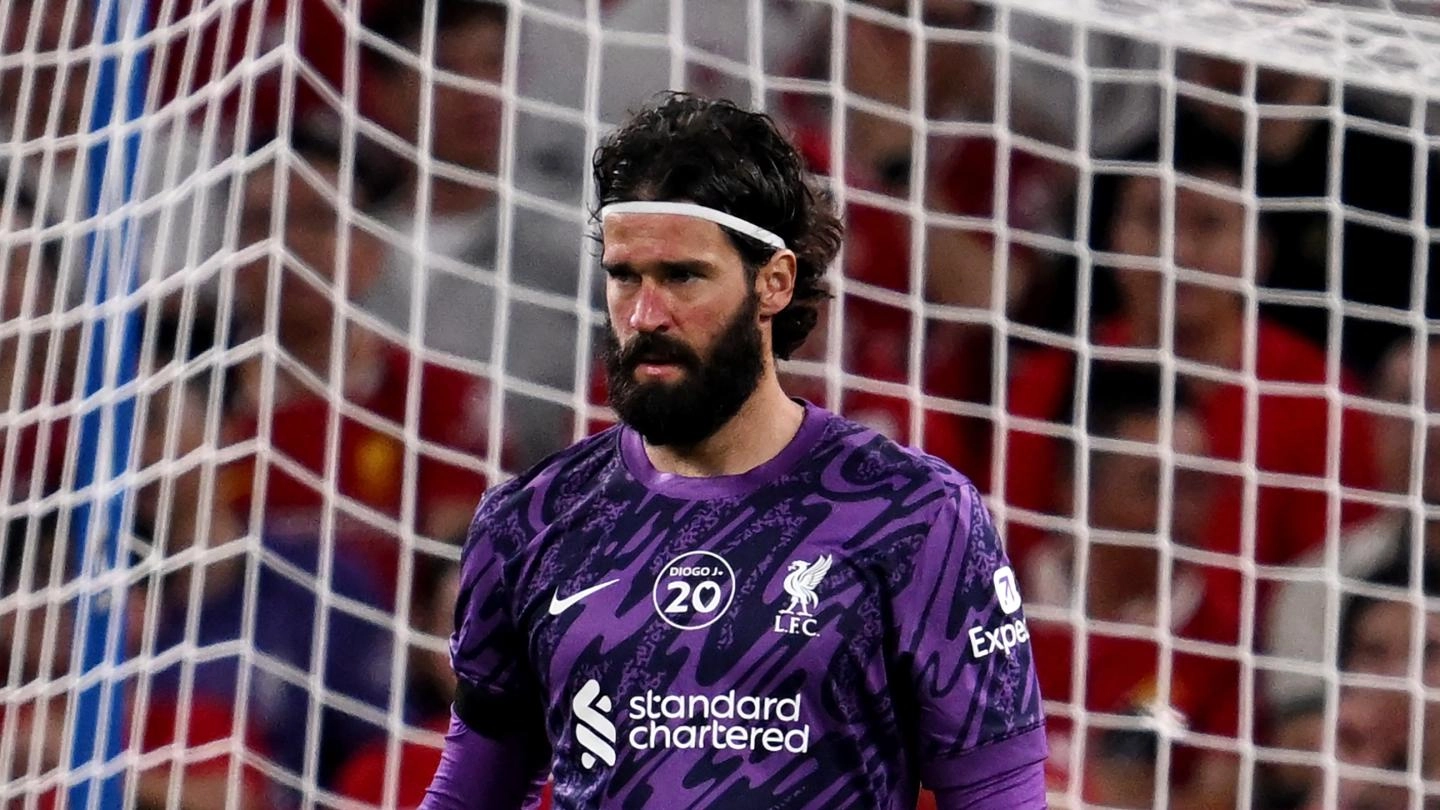 Slot explains Alisson's absence from Yokohama F. Marinos v Liverpool