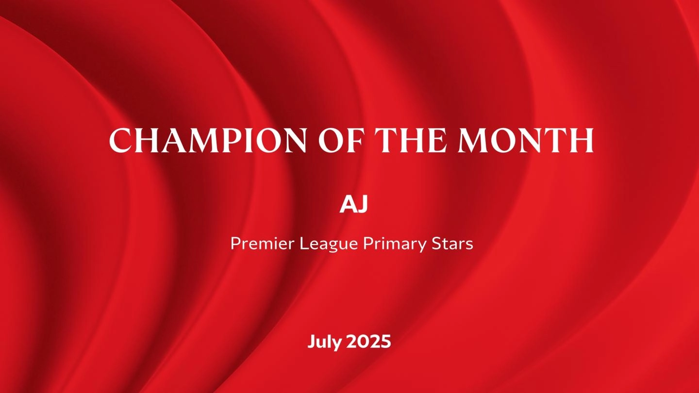 Champion of the Month Graphic July 2025