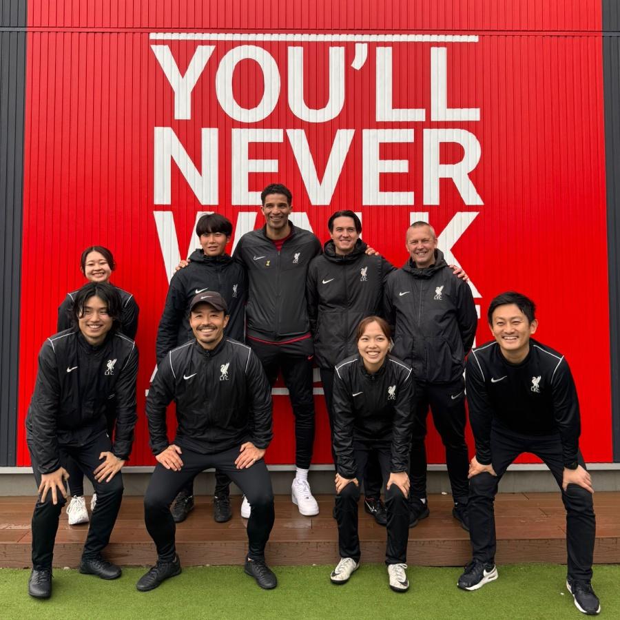 LFCプレシーズンツアーでLFCインターナショナルアカデミー・ジャパンの