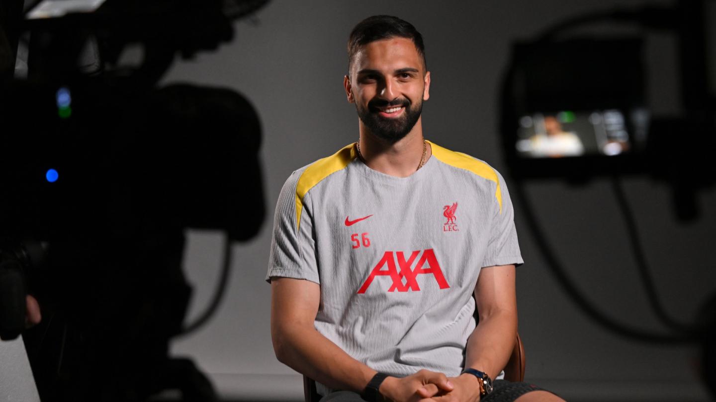 Watch Giorgi Mamardashvili's first interview as a Liverpool player - Liverpool FC