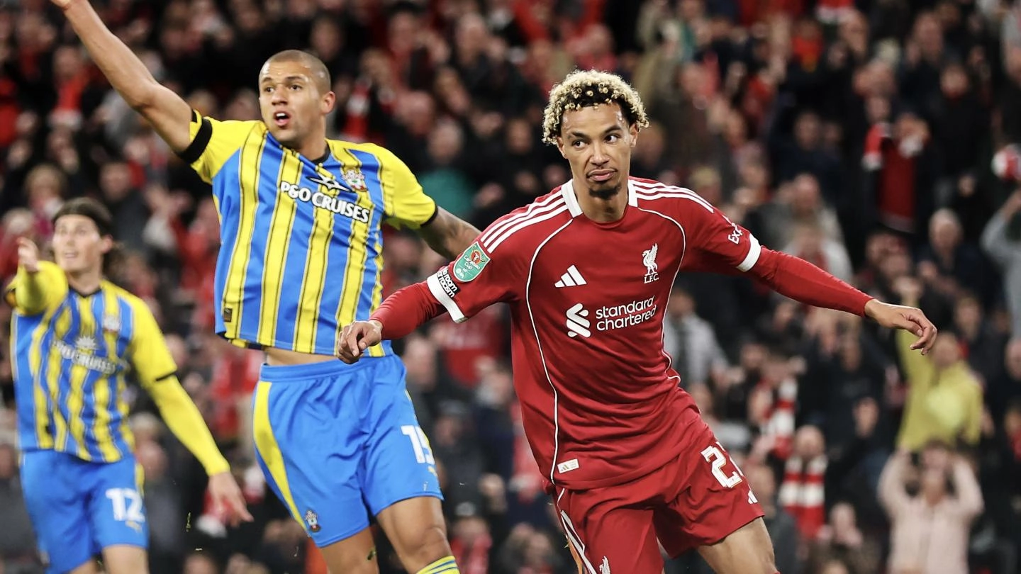 Isak and Ekitike strike as Liverpool see off Southampton in Carabao Cup