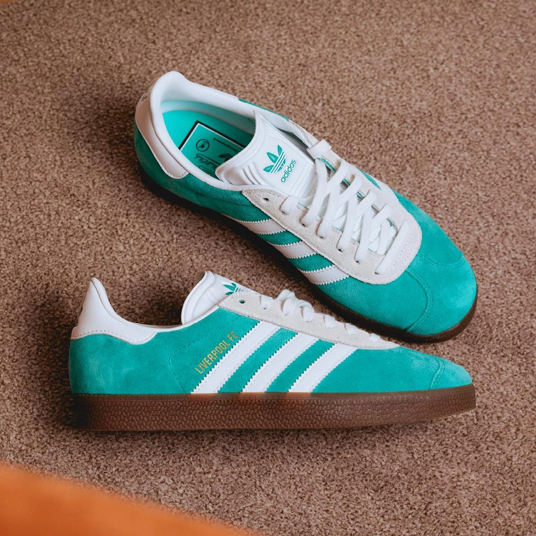 今すぐ発売：リバプールFC x アディダスガゼルサードキット