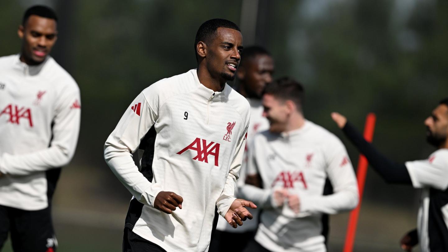 Trainingsfotos: Liverpools Mannschaft formiert sich neu und nimmt Burnley ...