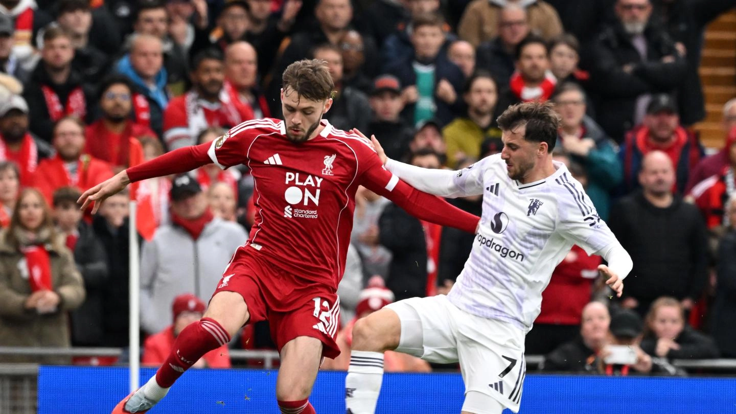 Liverpool defeated by Manchester United at Anfield in Premier League Liverpool defeated by Manchester United at Anfield in Premier League