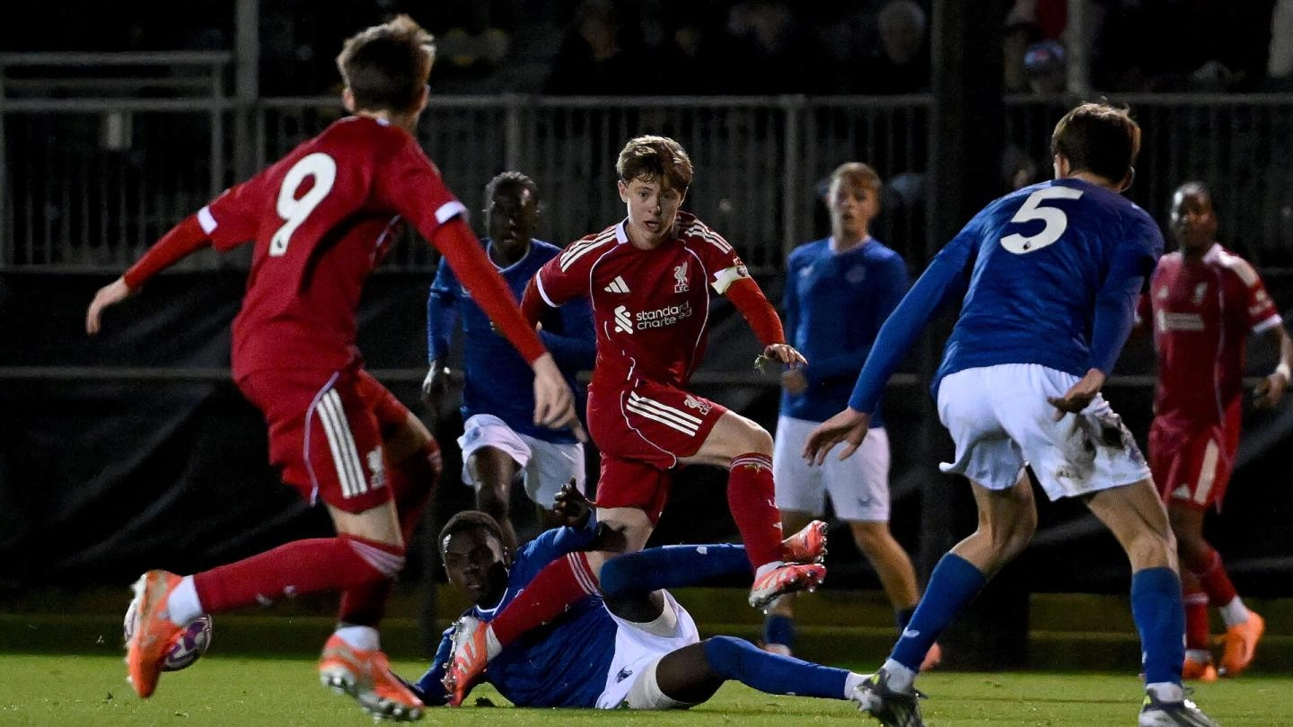 U18s match report: Liverpool beaten in derby meeting with Everton