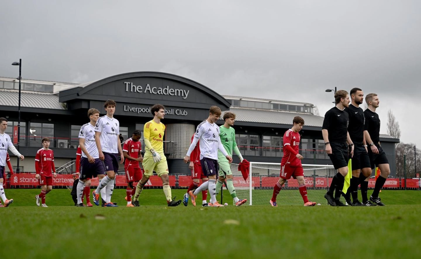 Liverpool U18s take on Manchester United