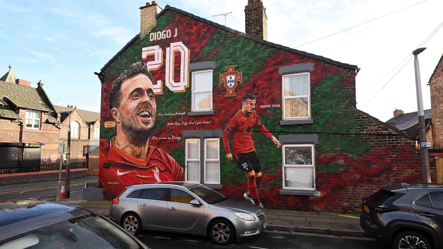 Diogo Jota mural reveal