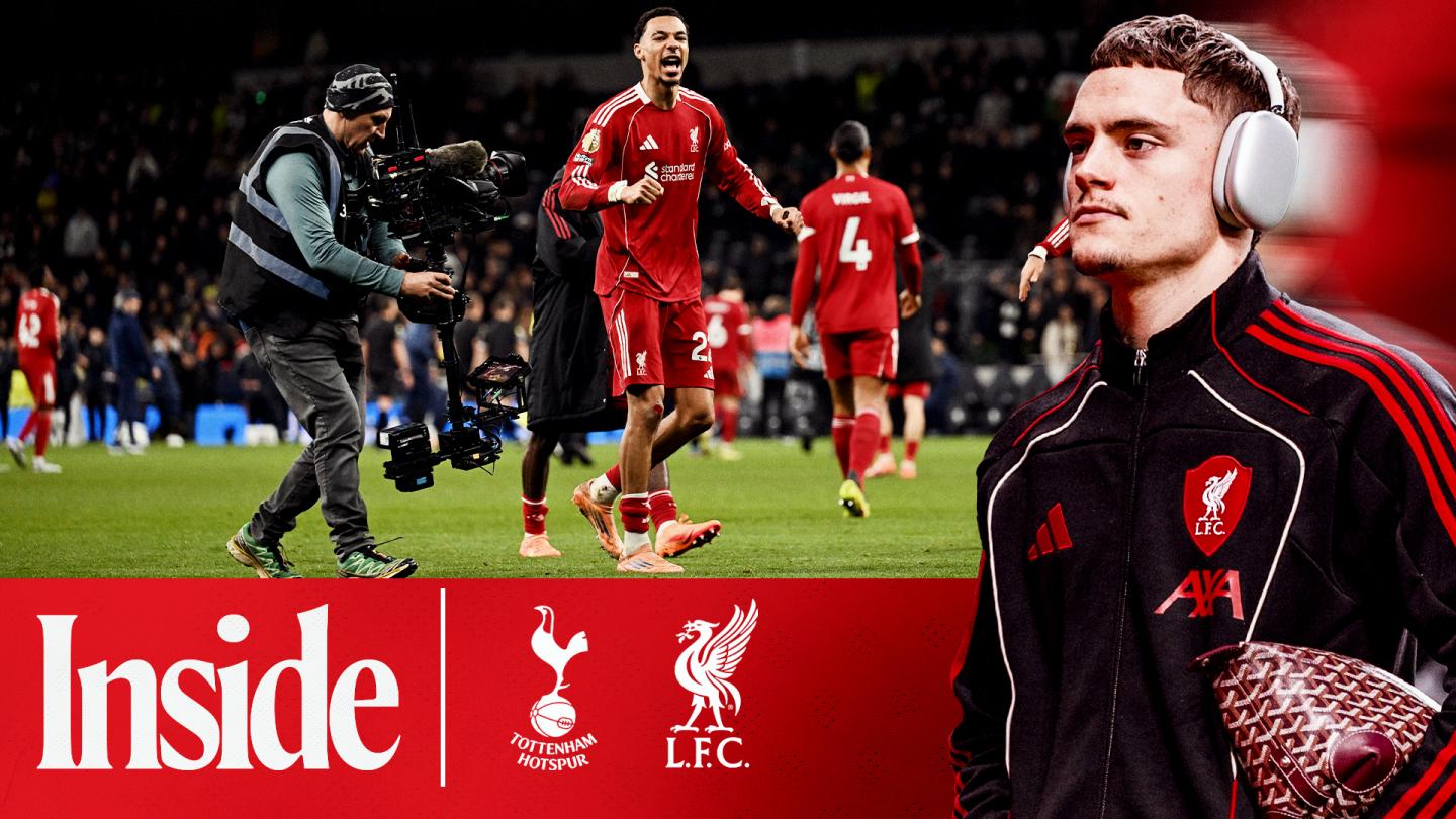 Inside: Unseen moments and away-end scenes from Tottenham 1-2 Liverpool - Liverpool FC