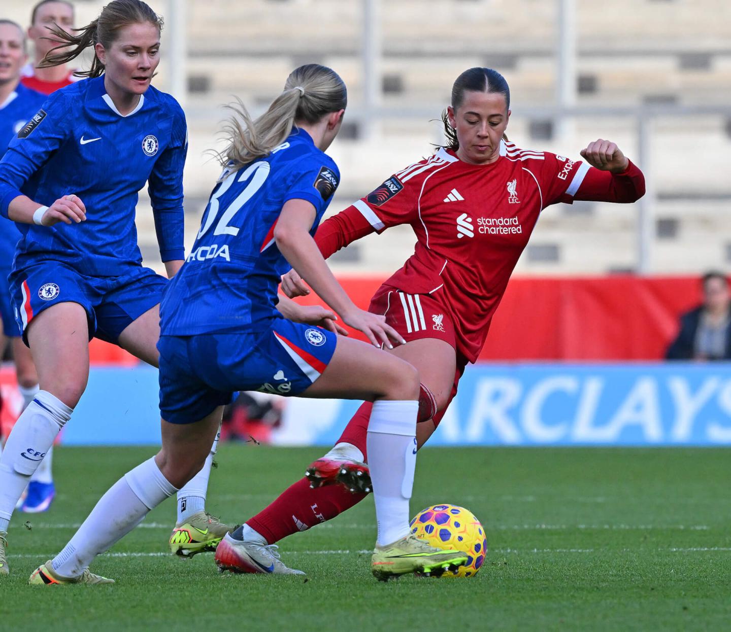 リバプールが女子リーグカップ準々決勝でチェルシーに大敗を喫した