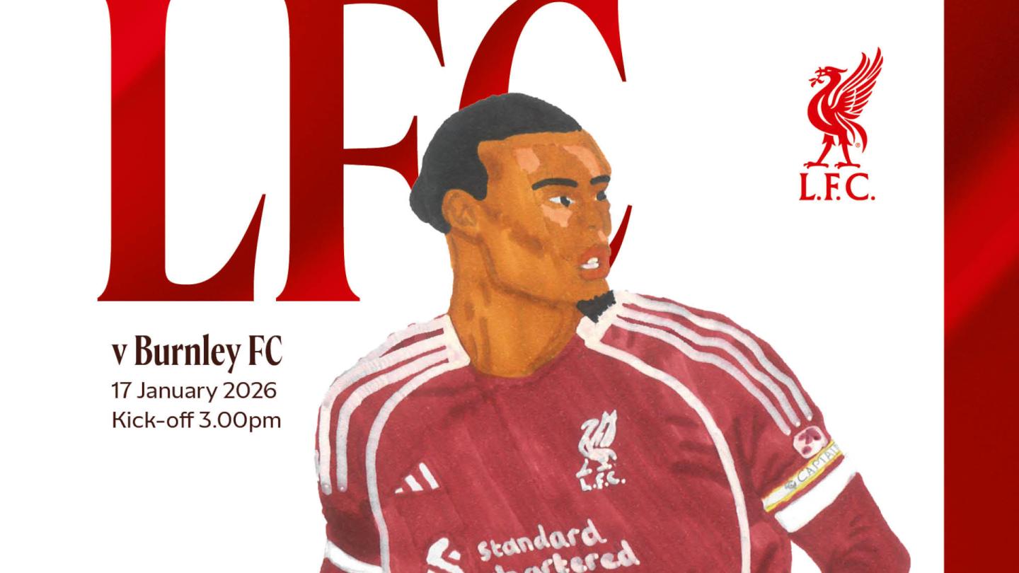 Liverpool v Burnley Program: Official Matchday Edition